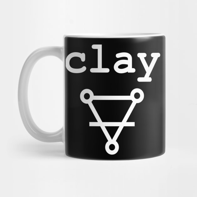 Alchemist symbol for clay t shirt by k8shea